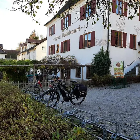 Kiostermuehle - Parkplaetze, Spielplatz, Biergarten, Badesee, E-auto Ladepunkt Apartment Irsee